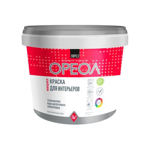 Kraska interernaya moyuschayasya glubokomatovaya OREOL belaya baza A 3,3 kg_1