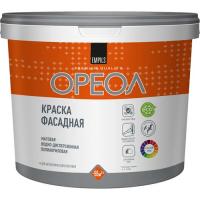 Краска "ОРЕОЛ" фасадная атмосферостойкая в/д полиариловая (база С) 4,5 л.