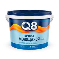 Краска ВД МОЮЩАЯСЯ Formula Q8 белоснежная 2,7 кг