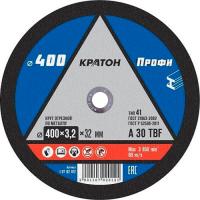 Круг отрезной по металлу Кратон "Профи" A30TBF 400х3,2х32,0 мм