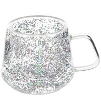 Кружка стекло, 200 мл, двойные стенки, Y6-10115 (462543)