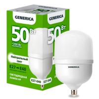 Лампа LED HP 50Вт 230В 4000К E27-E40 GENERICA арт.LL-HP-50-230-40-E27-E40-G