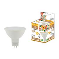 Лампа светодиодная MR16-10 Вт-230 В-4000 К GU5,3 Народная (SQ0340-1610)