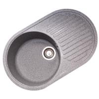 Мойка GranAlliance G-30 (725х450мм) графит с сифоном
