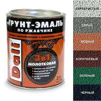 МОЛОТКОВАЯ грунт-эмаль по ржавчине (2,0 л.) медный "Рогнеда" (20461)