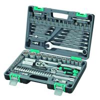 Набор инструмента, 1/2, 1/4", CrV, пласт.кейс, 82 предмета STELS 14105
