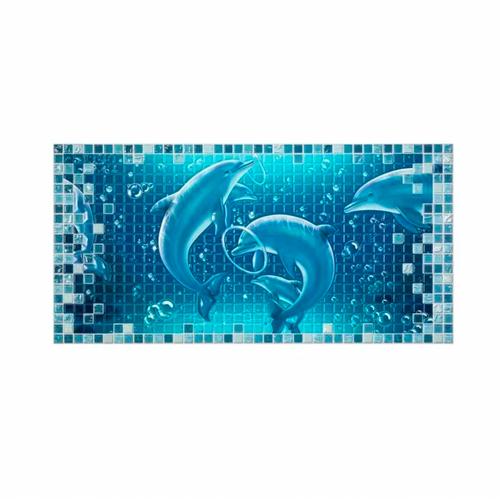 Panel PVH Grace Mozaika Lazur-Delfiny 960 h 480 mm_1
