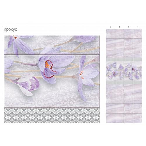 Panel pvh UNIQUE Krokus s glitterom (0,25m*2,7m*8mm) h 12 sht _1
