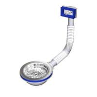 Перелив АНИ для мойки 3 1/2" c прямоуг. верт. корпусом  N305S