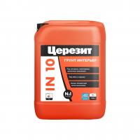 Грунтовка Церезит IN 10 интерьер, морозостойкая 10 л 2142163