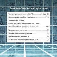 Смесь сухая клеевая Юнис Белфикс (25 кг)(1поддон-48шт)