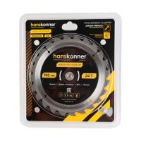 Пильный диск по дереву ArmorPiercing Hanskonner 190x20/16мм, 24 зуба H9025-190-20/16-24