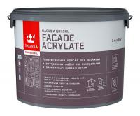 Краска фасадная FACADE Acrylate A гл/мат 9 л Tikkivala