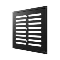 Решетка вентиляционная ERA MER регулируемая 250х250 окраш.сталь Black