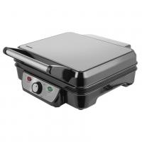 Контактный гриль Centek CT-1463, 1800 Вт 2 жаровни <280х230мм>, антипригар, нерж отдел
