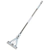Швабра губка, ПВА, 125х28 см, с отжимом, телескопическая ручка, Bclean, A260066 (503597)