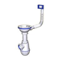 Сифон АНИ ГРОТ 3 1/2 "* 40 с переливом мойки (А0145S)