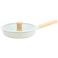 Сковорода ZEIDAN Z-90251 d 26 с крышкой Ivory