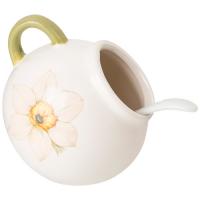 Солонка с ложкой agness "Sunday" 9,5*10 см 170 мл 358-2210