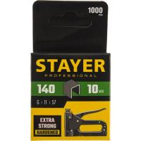 STAYER тип 140 (G/11/57), 10 мм, 1000 мм, калибр 20GA, скобы для степлера, Professional (31610-10) 3