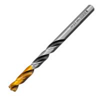 Сверло спиральное по металлу 6,5 x 93мм, Р6М5, Golden Tip, многогранная заточка// Denzel арт.718279