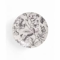Тарелка десертная BOTANICA серый 19см арт.CND012