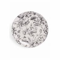 Тарелка обеденная BOTANICA серый 24см арт.CND011