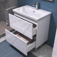 Тумба Vigo Edge 700-0-2 белый глянец (под умывальник 9696-70)