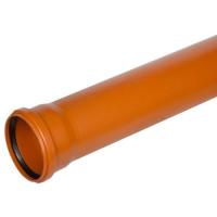 Труба канализационная наружняя TEBO SN4 160x4,9х 3000 (рыжая) RU-TB ПП