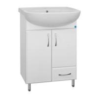 Тумба 10 "Стиль 55" (2 дв.+1ящ.) белая (под ум. Уют-55/Стиль-55) г. Пенза