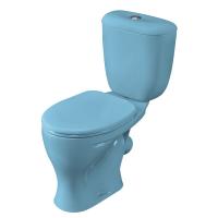 Унитаз-компакт Воротынск голубой с/арм и сид.