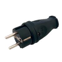 Вилка электрическая прямая каучук 2P+E 16А 250В IP44 VKL electric 1201712