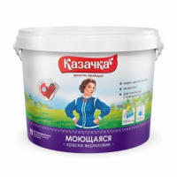Краска ВД-АК "КАЗАЧКА" МОЮЩАЯСЯ (W4) 13 кг.