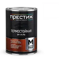Эмаль термостойкая до 400°С белая 0,8 кг «Престиж»