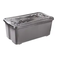Контейнер "Эконом" 75л прямоугольный (с крышкой) (уп.3) М7359