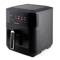 Аэрогриль BRAYER 2034BR, 2100Вт, 8л, t. 200С, съемная решетка, таймер, LCD-дисплей, 8 программ