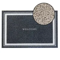 Коврик придверный ПВХ HOME MAT 50*80 см Лапша Уют Классик 1/10
