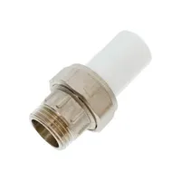 Муфта комбинированная разъемная Рвк ПП D20-1/2" наружная резьба