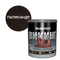 Акватекс ВИКИНГ (гибридный лессирующий антисептик для дерева) 0,75 л (палисандр) (80255)