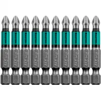 Набор бит PH2 х 50мм, (10 шт) KRAFTOOL Optimum 26122-2-50-10
