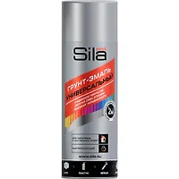 Краска аэрозольная универсальная Sila HOME серый грунт 520 мл SILP 010