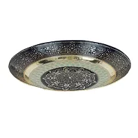 Блюдо большое "фиалка" 30 cm (серебро) (кор.4шт) 16294/s