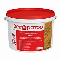 Декоративная штукатурка Декоратор "Сахара" База Серебро ДК 87 (10 кг)