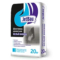 Шпатлевка цементная "Белый финиш" "JetBau" , 20 кг