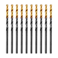 Сверло по металлу, 2,5 мм, HSS-Tin, Golden Tip, 10 шт.// Denzel арт.717204