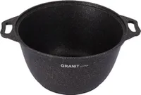 Кастрюля 3л со стекл. крышкой, АП линия "Granit ultra" (original) "Kukmara"  кго32а