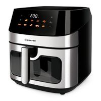 Аэрогриль BRAYER 2044BR, 1700Вт, 8л, t. 200С, 2 тэна, таймер, LED-дисплей, 10 программ