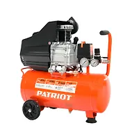Компрессор Patriot поршневой масляный EURO 24-240, 240 л/мин, 8 бар, 1500 Вт, 24 л, быстросъемный 1/