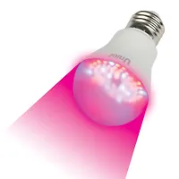Лампа светодиодная для растений LED-А60-9W/SP/E27/CL ALM01WH