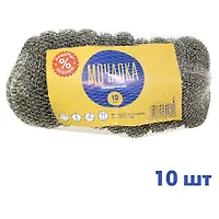 Мочалка для посуды (металл.) в сетке (10 шт.) 1/100 СП-008  (-на-Дону)